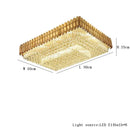 GobekUsa Amber Crystal Round Chandelier: Nordic Large Multiple Tier Ceiling Light for Living Room