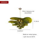 GobekUsa Amber Glass Ceiling Chandelier for Elegant Living Room Decor.