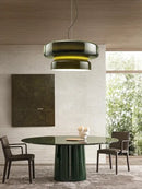 GobekUsa Amber Glass Ceiling Pendant Lights for Kitchen Island Dining Table Decoration