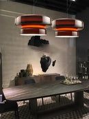GobekUsa Amber Glass Ceiling Pendant Lights for Kitchen Island Dining Table Decoration
