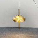 GobekUsa Amber Glass Chandelier: Luxury Lighting for Bedroom, Dining Room, Kitchen, Restaurant & Art Decor