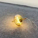 GobekUsa Amber Glass Chandelier: Luxury Pendant Lighting for Bedroom, Dining Room, Kitchen, Restaurant