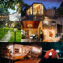 Vintage amber glass led bulb 5-pack for rv and bedroom living room by Decorbites