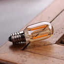 GobekUsa Amber Glass LED Bulb | Low Volts Mini Light | Warm White 2200K