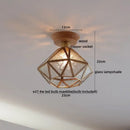 GobekUsa Amber Glass LED Ceiling Lights Modern Decoration for Home Porch Restaurant