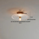 GobekUsa Amber Glass LED Ceiling Lights Modern Decoration for Home Porch Restaurant
