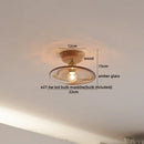 GobekUsa Amber Glass LED Ceiling Lights Modern Decoration for Home Porch Restaurant