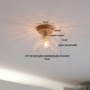 GobekUsa Amber Glass LED Ceiling Lights Modern Decoration for Home Porch Restaurant