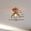 GobekUsa Amber Glass LED Ceiling Lights Modern Decoration for Home Porch Restaurant