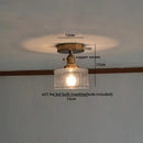GobekUsa Amber Glass LED Ceiling Lights Modern Home Lighting Copper Socket