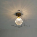 GobekUsa Amber Glass LED Ceiling Lights Modern Home Lighting Copper Socket