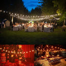 GobekUsa Amber Glass LED Filament Globe Bulb, 2200K Dimmable E12 E14 Outdoor Fairy Light