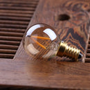 GobekUsa Amber Glass LED Filament Globe Bulb, 2200K Dimmable E12 E14 Outdoor Fairy Light
