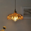 GobekUsa Amber Glass LED Pendant Lamp Modern Nordic Hanging Light