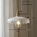 GobekUsa Amber Glass LED Pendant Lamp Modern Nordic Hanging Light