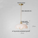 GobekUsa Amber Glass LED Pendant Lamp Modern Nordic Hanging Light