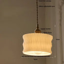 GobekUsa Amber Glass LED Pendant Light Fixture Modern Home Lighting Plafond Lamp