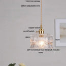 GobekUsa Amber Glass LED Pendant Light Fixture Modern Home Lighting Plafond Lamp