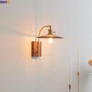 GobekUsa Amber Glass LED Wall Lamp for Modern Nordic Home Decor