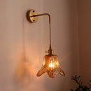 GobekUsa Amber Glass LED Wall Lamps for Living Room and Bathroom Mirror Lighting