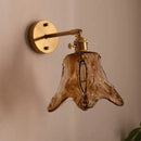 GobekUsa Amber Glass LED Wall Lamps for Living Room and Bathroom Mirror Lighting