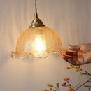 GobekUsa Amber Glass LED Wall Lights Modern Plug In Adjustable Sconce for Home Décor