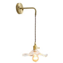 GobekUsa Amber Glass LED Wall Sconce for Home Indoor Lighting