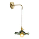 GobekUsa Amber Glass LED Wall Sconce for Home Indoor Lighting