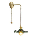 GobekUsa Amber Glass LED Wall Sconce for Home Indoor Lighting