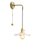 GobekUsa Amber Glass LED Wall Sconce for Home Indoor Lighting