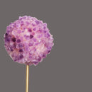 GobekUsa Amethyst Flower Metal Sculpture for Decorative Handicraft Art