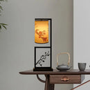 GobekUsa Ancient Plum Blossom Chinese Style Floor Lamp - Creative Printing Picture