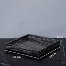 GobekUsa Ancient Wood Grain Marble Bathroom Set with Luxury Accessories