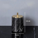 GobekUsa Ancient Wood Grain Marble Bathroom Set with Luxury Accessories
