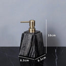 GobekUsa Ancient Wood Grain Marble Bathroom Set with Luxury Accessories