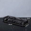 GobekUsa Ancient Wood Grain Marble Bathroom Set with Luxury Accessories