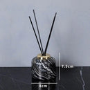 GobekUsa Ancient Wood Grain Marble Bathroom Set with Luxury Accessories