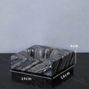 GobekUsa Ancient Wood Grain Marble Bathroom Set with Luxury Accessories