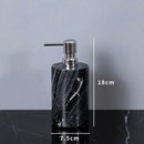 GobekUsa Ancient Wood Grain Marble Bathroom Set with Luxury Accessories