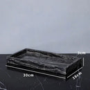 GobekUsa Ancient Wood Grain Marble Bathroom Set with Luxury Accessories