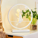 GobekUsa Angel Doll Bird Table Lamp: Romantic LED Lighting for Home Decor
