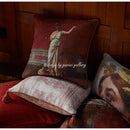 GobekUsa Angel Eyes Lumbar Pillow Cover - Greek Art Inspired Luxury Home Decor