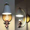GobekUsa Angel Girl Bedroom Wall Sconces LED Light Fixtures