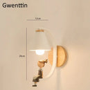 GobekUsa Angel Girl Bedroom Wall Sconces LED Light Fixtures
