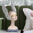 GobekUsa Angel Girl Statue with Dreams, Room Decor Sculptures, Birthday Gift