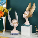 GobekUsa Angel Girl Statue with Dreams, Room Decor Sculptures, Birthday Gift