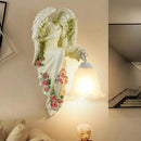 GobekUsa Angel Indoor Wall Light LED Gold Resin Sconce for Home Decor
