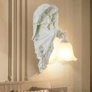GobekUsa Angel Indoor Wall Light LED Gold Resin Sconce for Home Decor