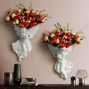 GobekUsa Angel Vase Wall Decoration Resin Shelf Art Mural Living Room Cupid Flowerpot