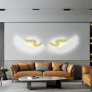 GobekUsa Angel Wings RGB LED Wall Lamp for Living Room Bedroom Restaurant Bar